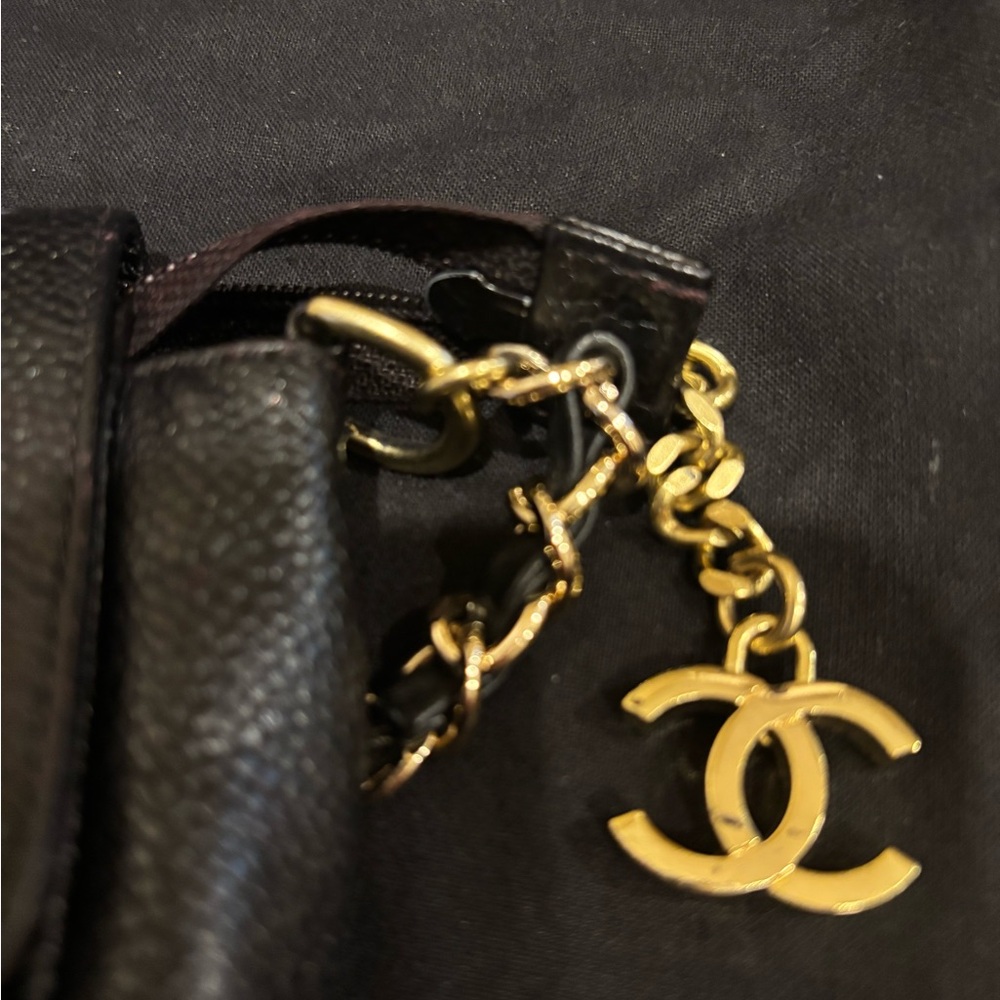 Chanel Black Leather Chain Bag - Picture 10 of 15